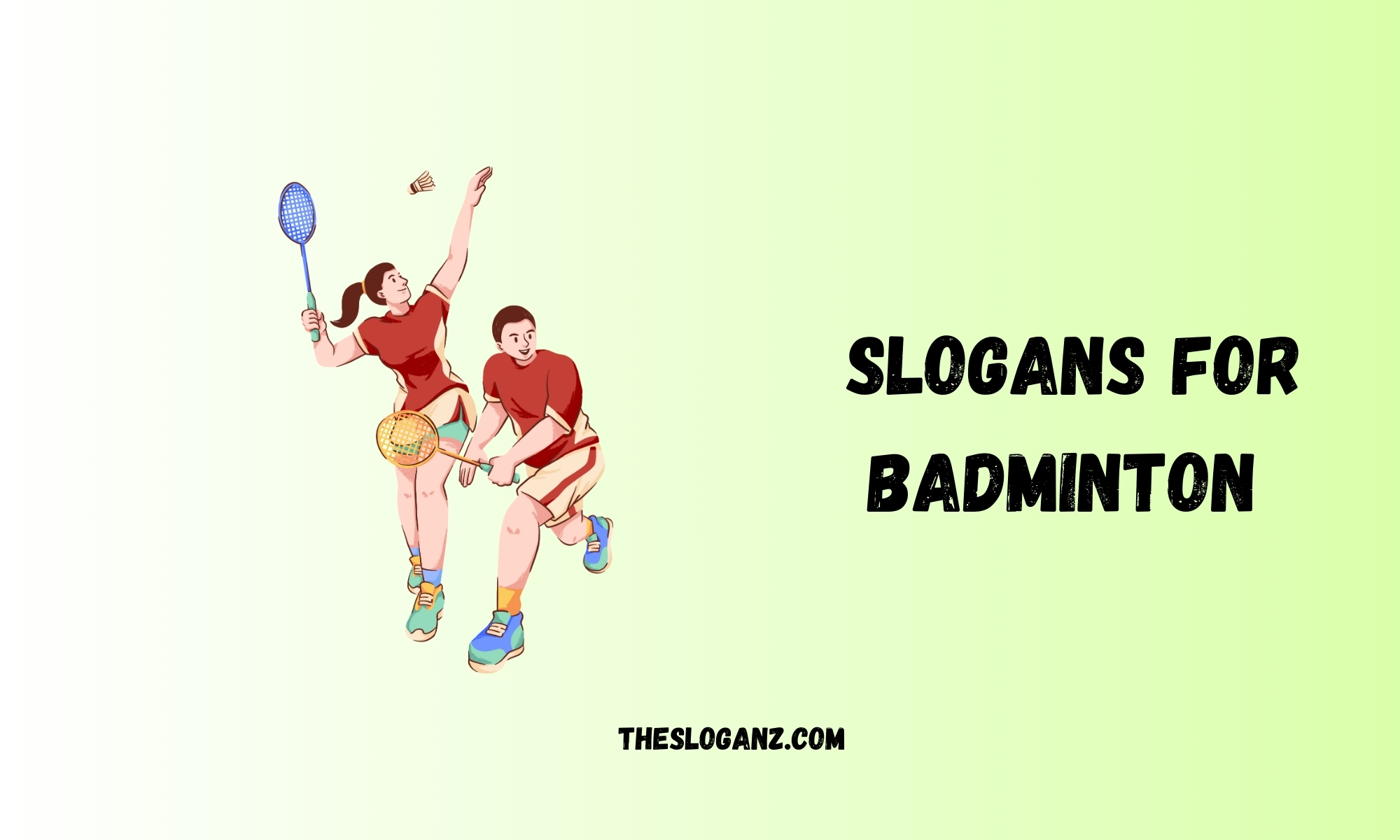 Read more about the article 25 Best Slogans for Badminton 2025