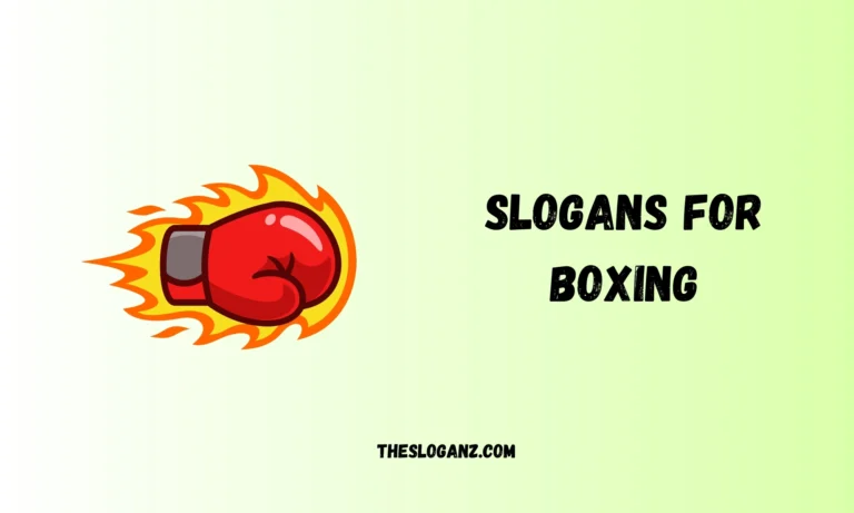 Slogans for Boxing