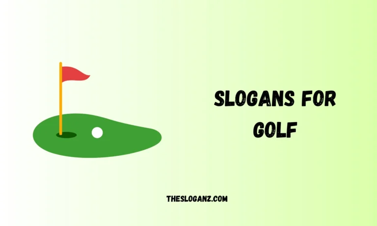 Slogans for Golf