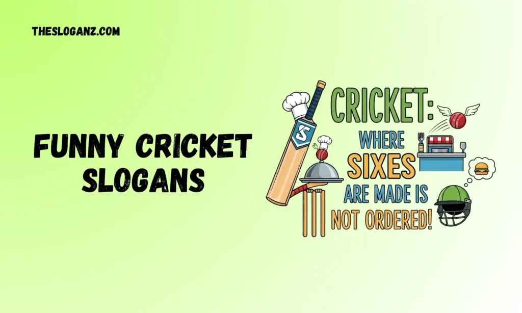 Funny Cricket Slogans
