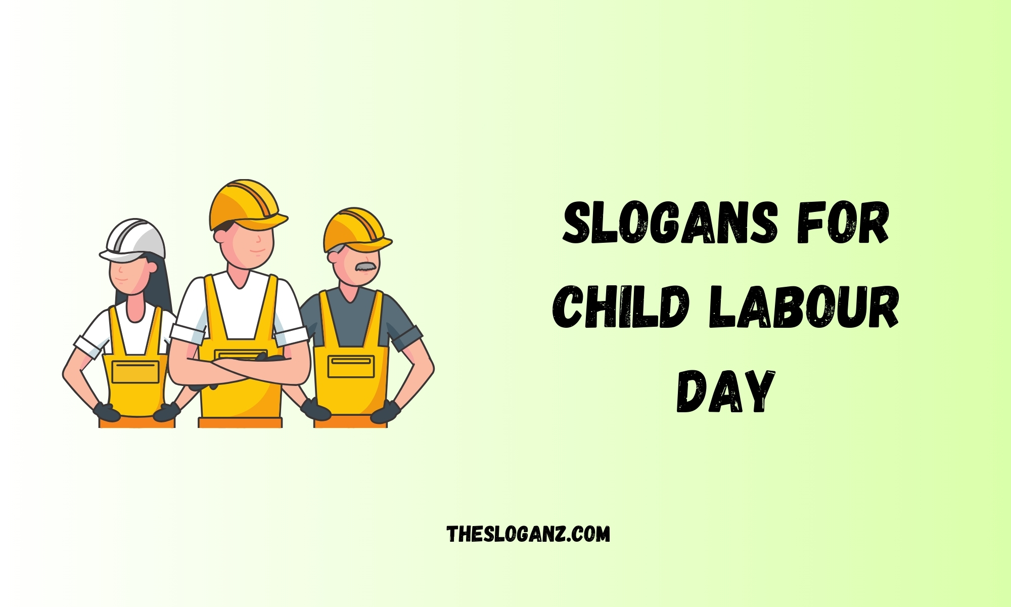 Read more about the article 107+ Powerful Slogans for Child Labour Day 2025