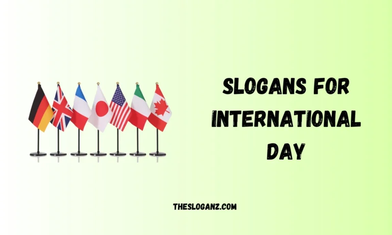 Slogans for International Day