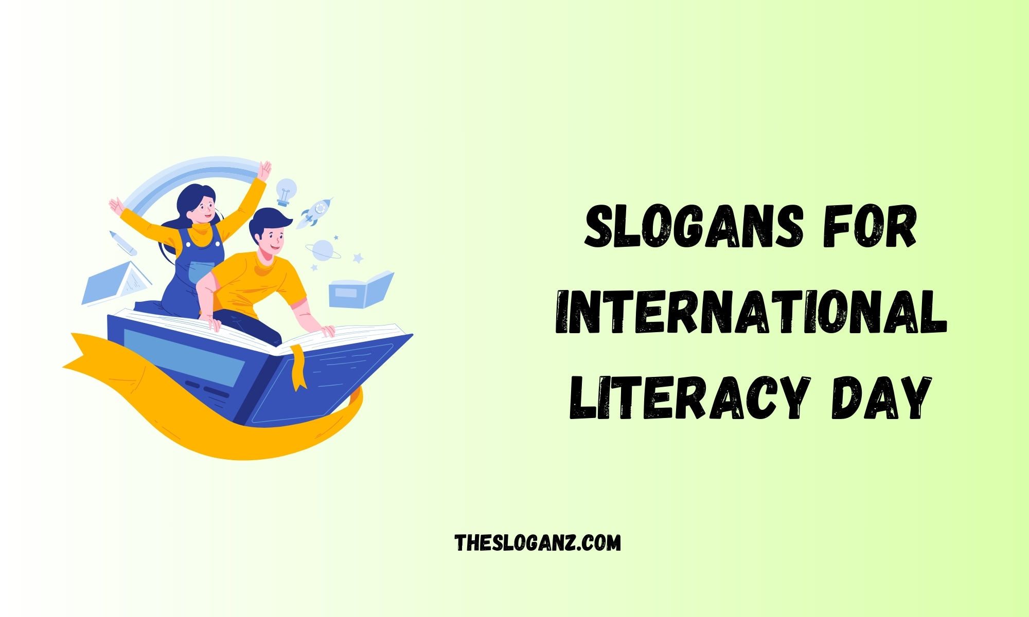 Read more about the article 195+ Powerful Slogans for International Literacy Day 2025