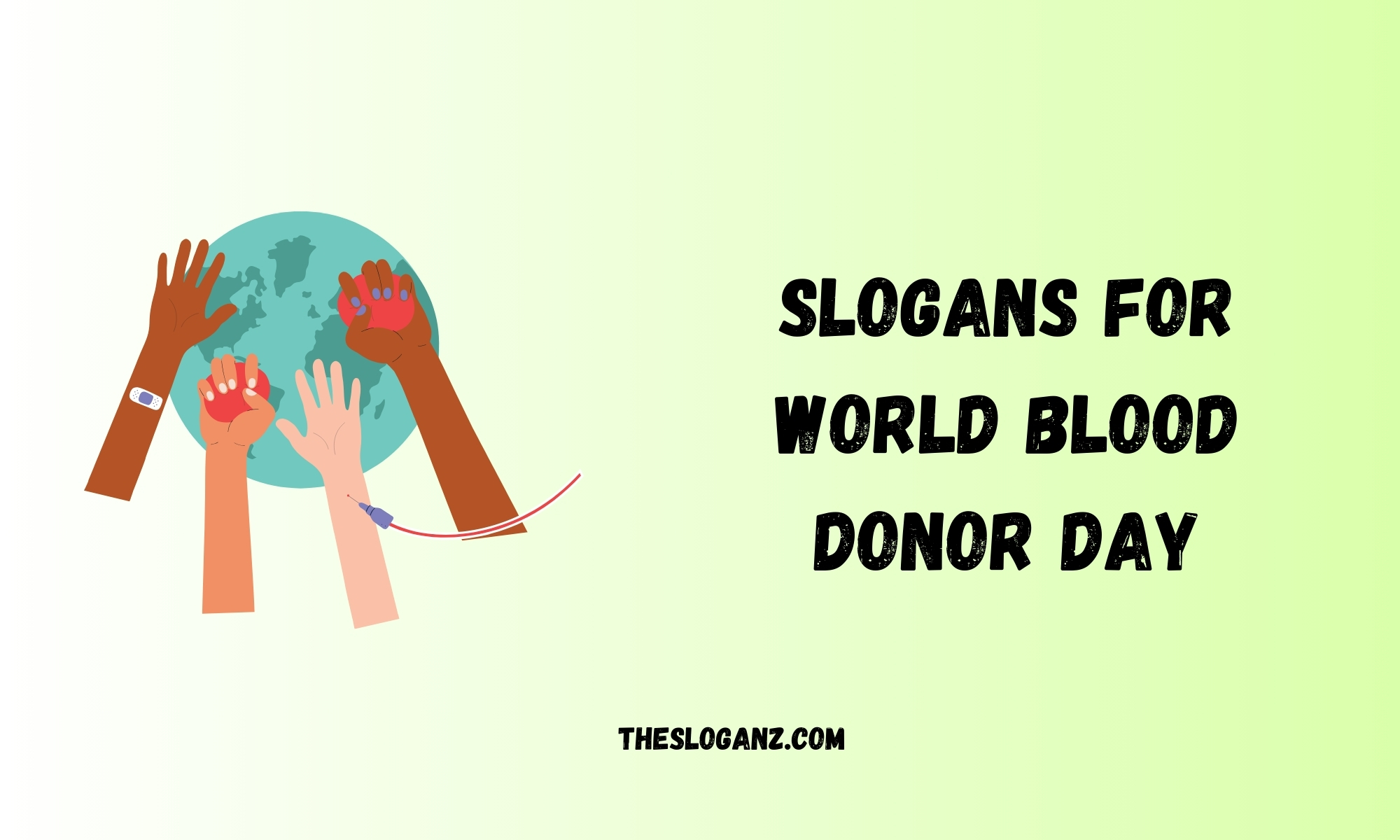 Read more about the article 350+ Powerful Slogans for World Blood Donor Day 2025