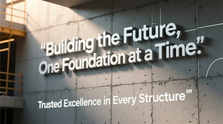Slogans for Construction Companies