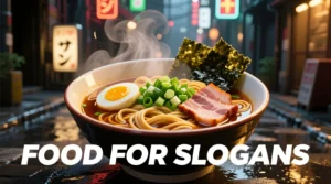 Read more about the article Food for Slogans 🍽️ – Delicious Words That Make Mouths Water