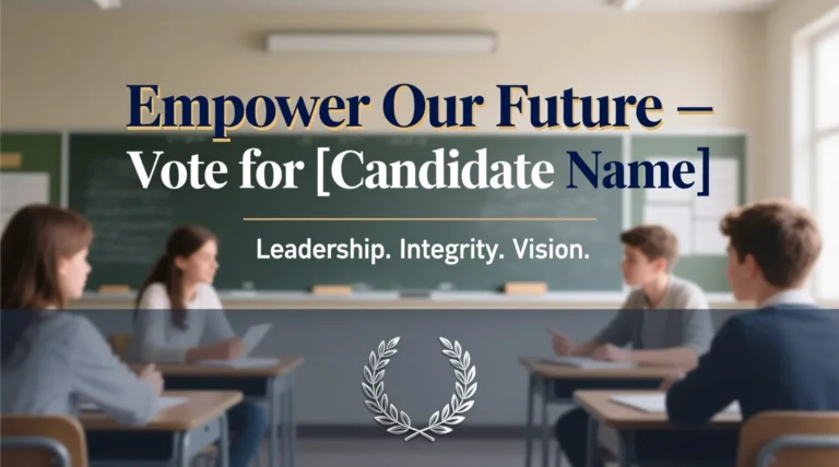 Slogans for Class President