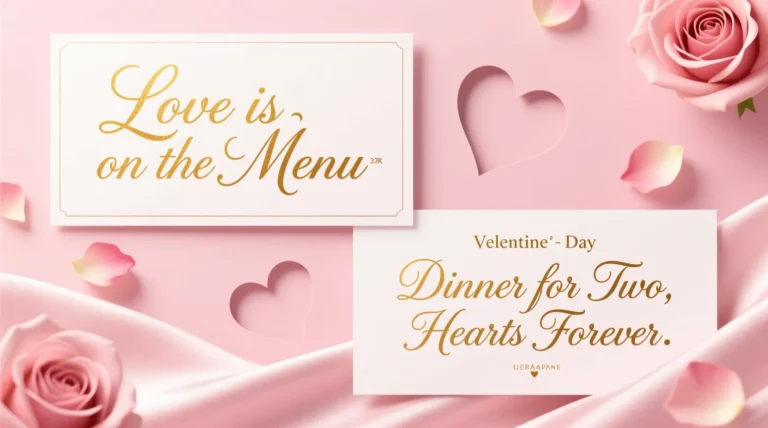 Valentine’s Day for Restaurants Slogans