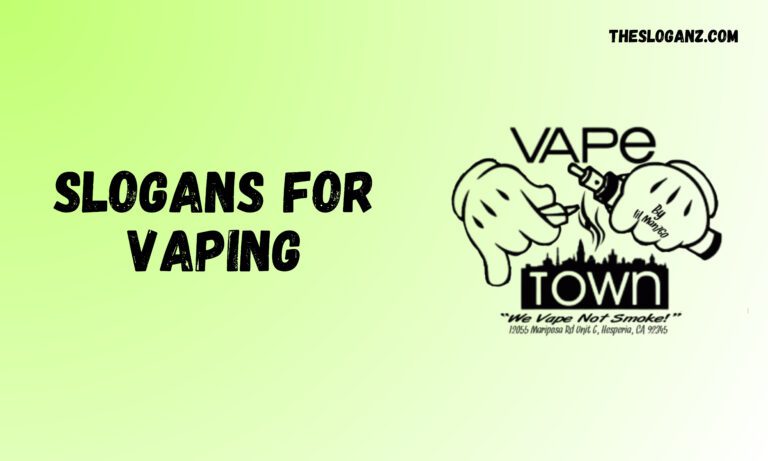 Slogans for Vaping
