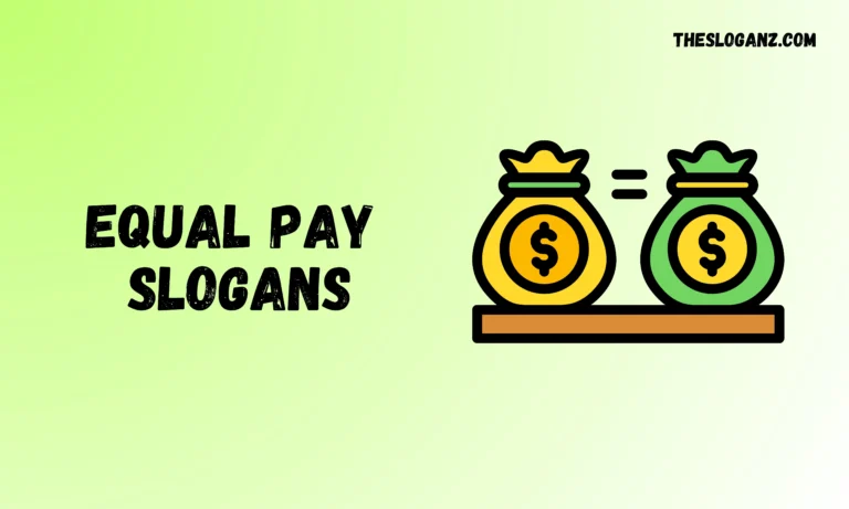 Equal Pay Slogans