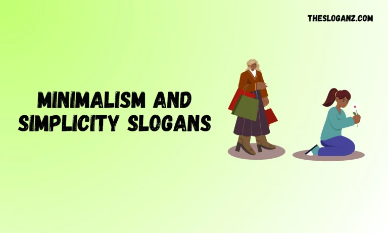 Minimalism and Simplicity Slogans