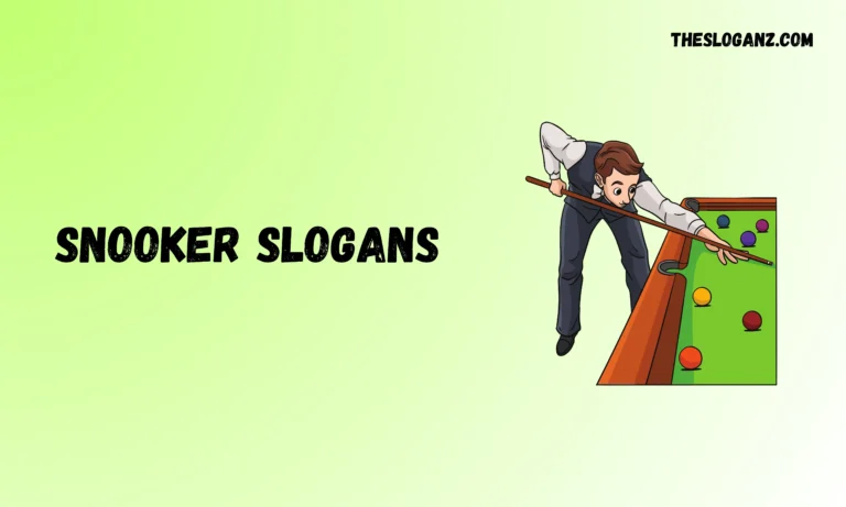 Snooker Slogans