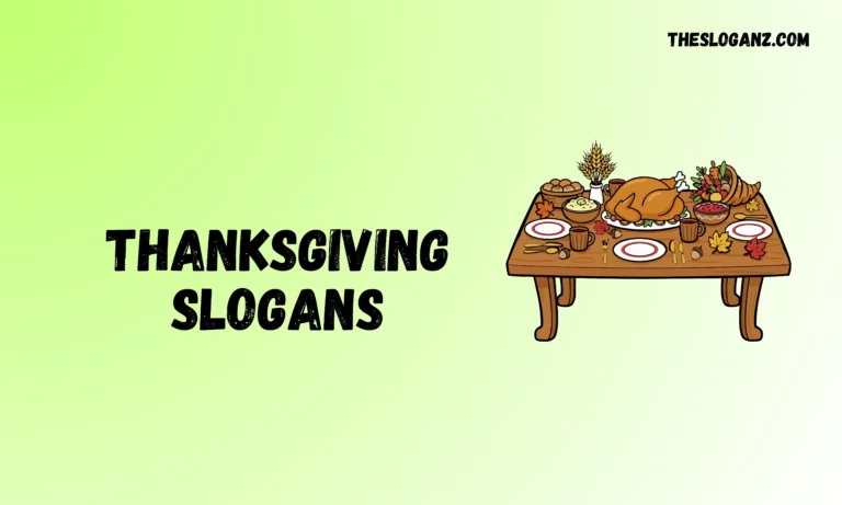 Thanksgiving Slogans