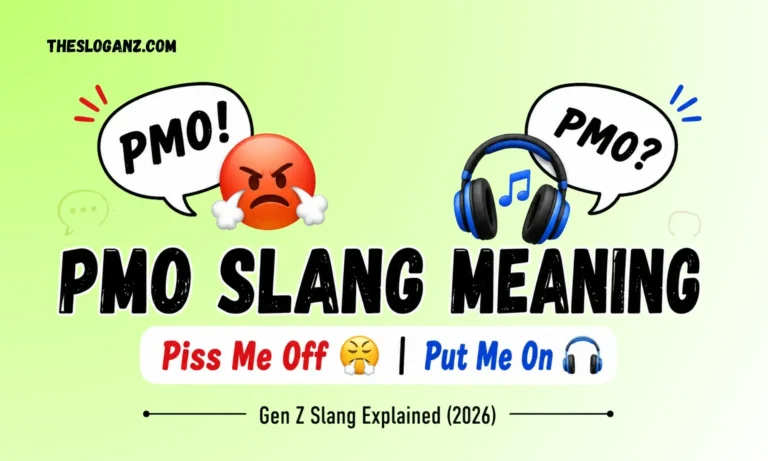 Pmo Slang Meaning