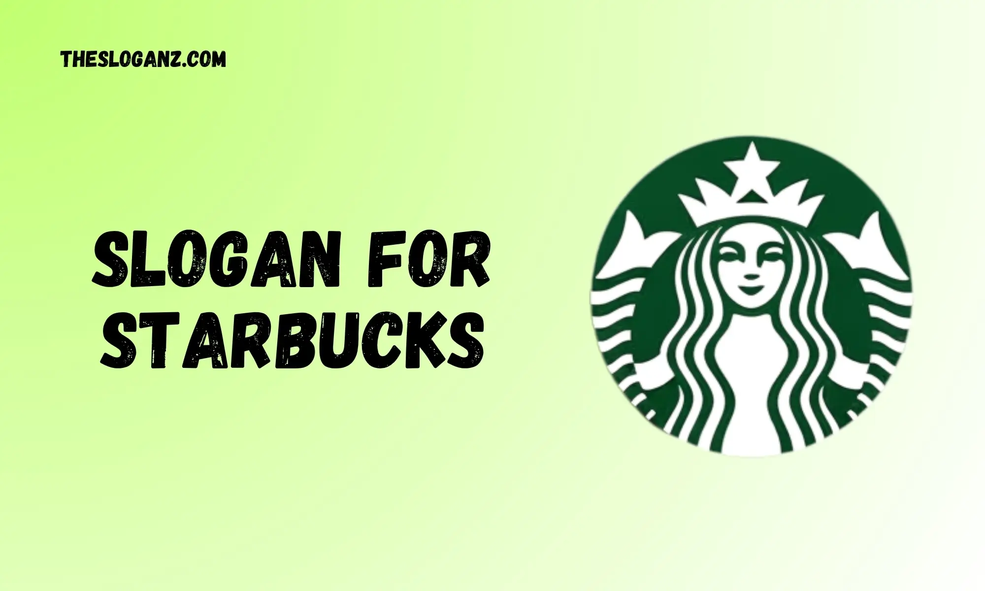 Slogan For Starbucks