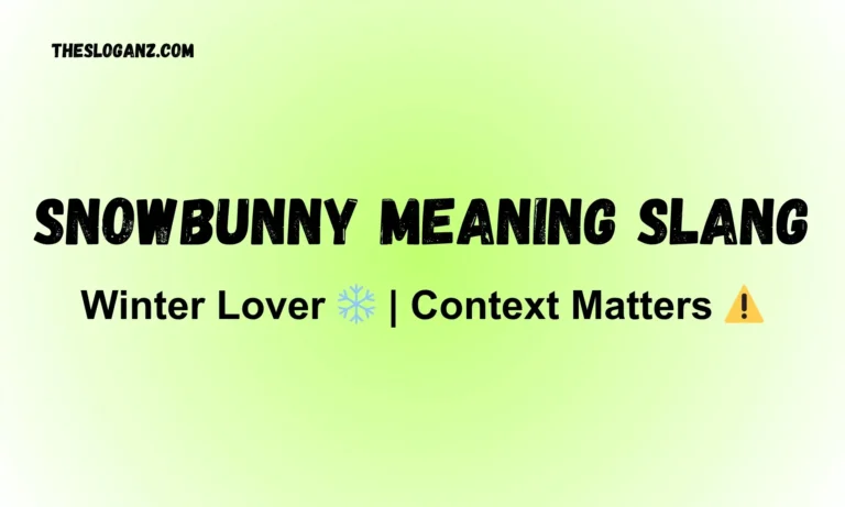 Snowbunny Meaning Slang