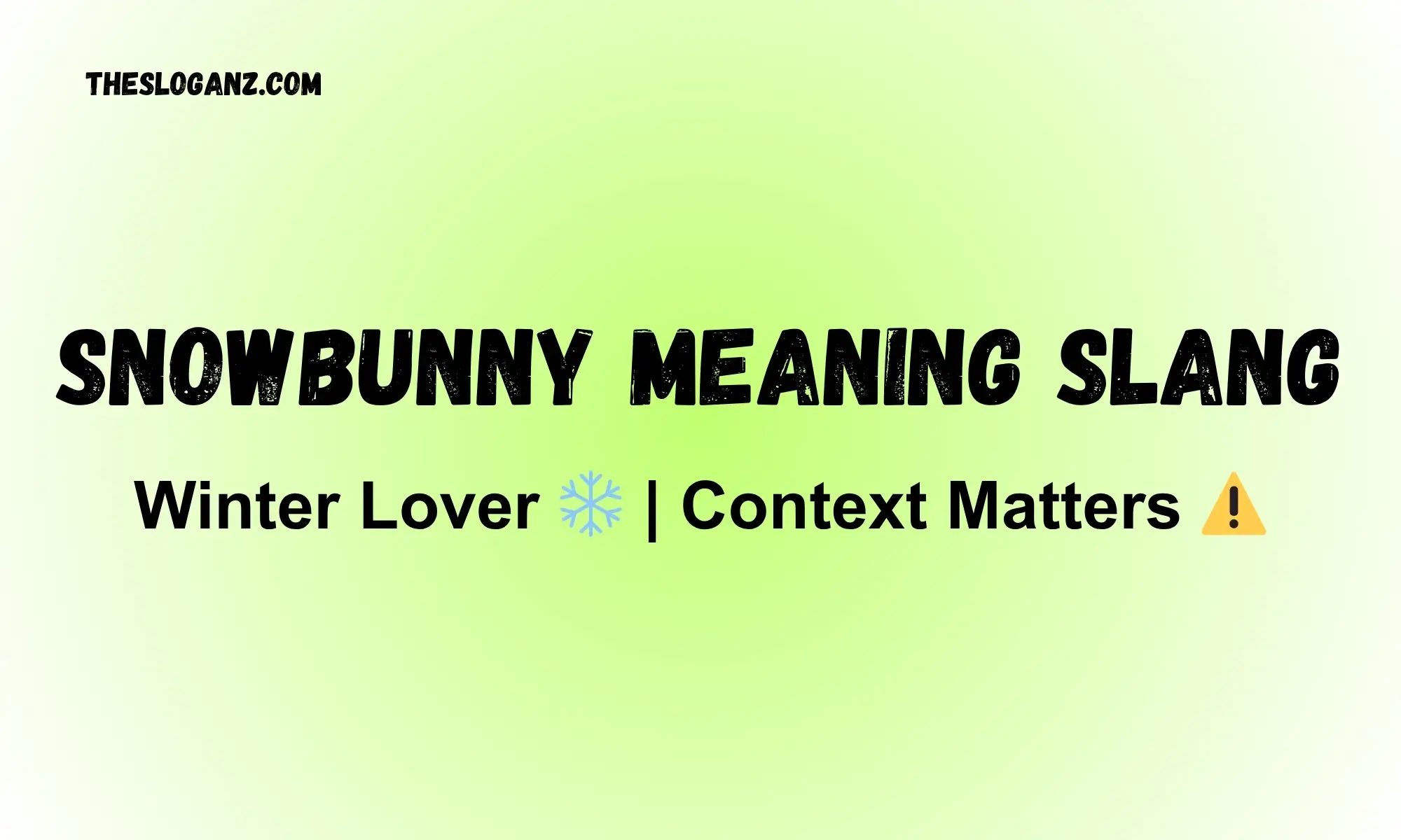 Read more about the article Snowbunny Meaning Slang: What It Really Means in 2026