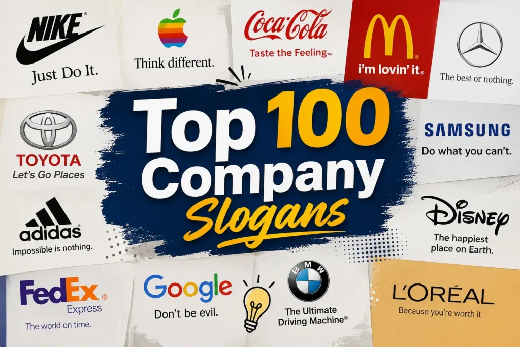 best company slogans by category