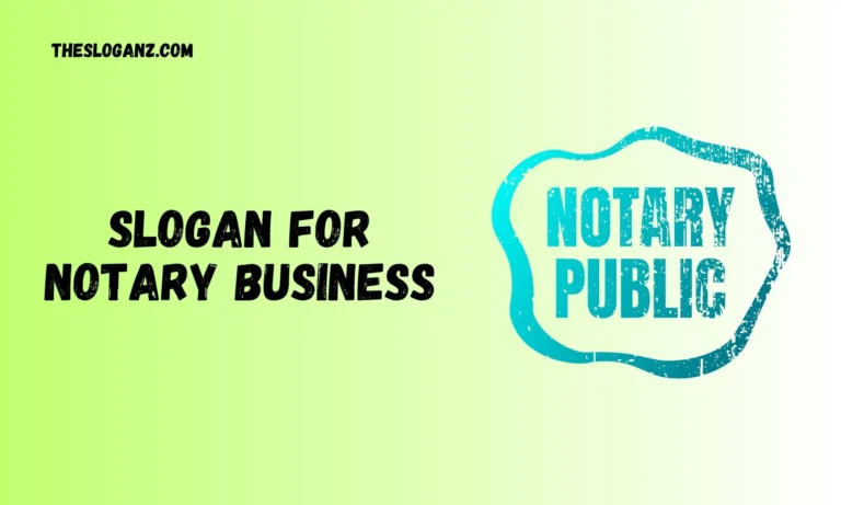 Slogan For Notary Business