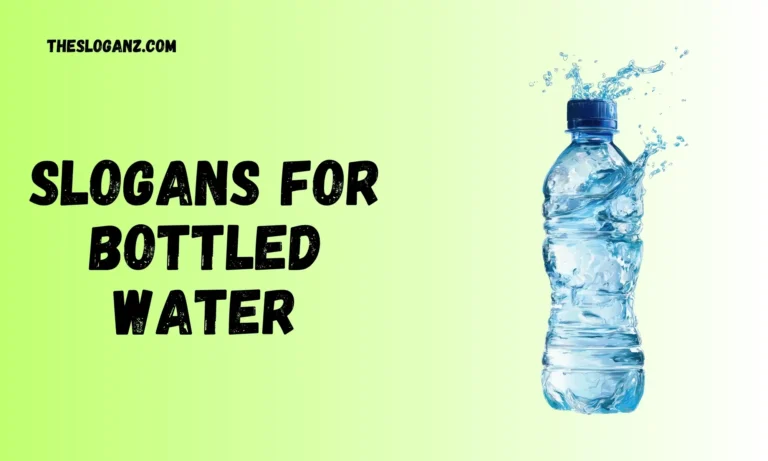 Slogans for Bottled Water