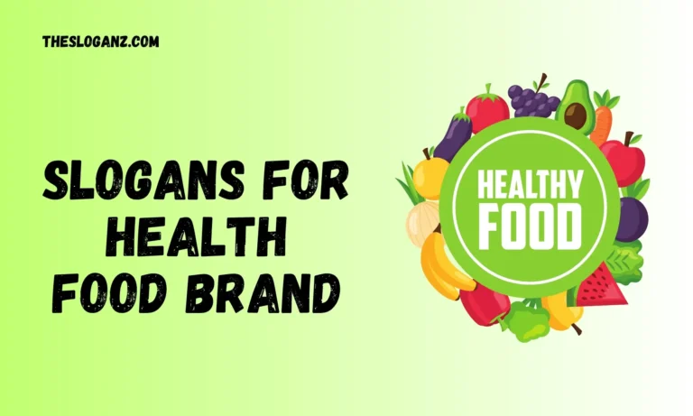 Slogans for Health Food Brand
