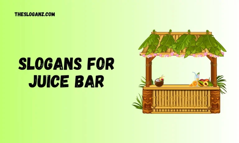 Slogans for Juice Bar