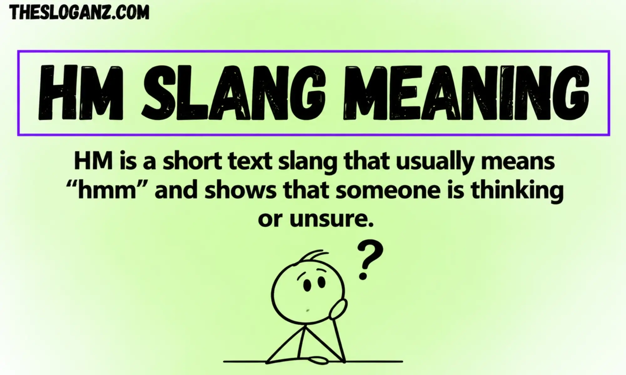 HM Slang Meaning