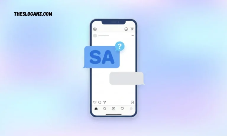 SA Meaning Slang in text