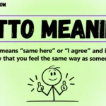 Ditto the One Word Text: Meaning & How to Reply