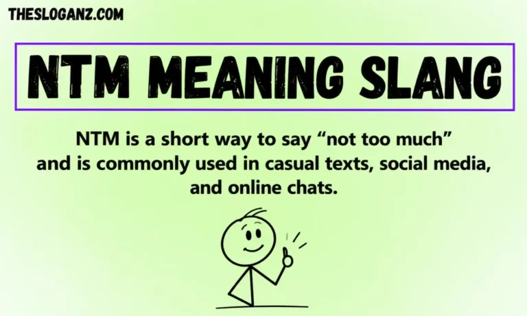 ntm meaning slang